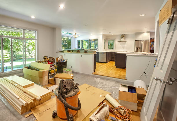 Professional Kitchen Island Installation technician working in Skippack, PA